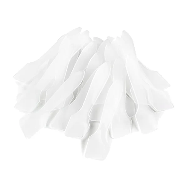 Disposable Plastic Makeup Spatulas, 25 Count
