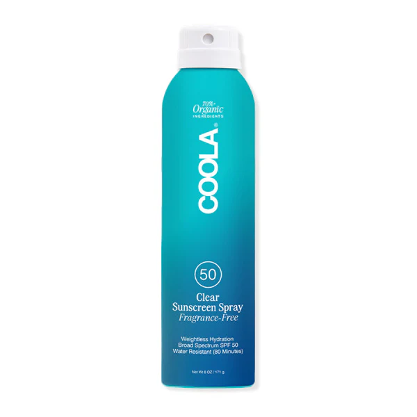 COOLA Classic Sunscreen Spray SPF50 Fragrance-Free