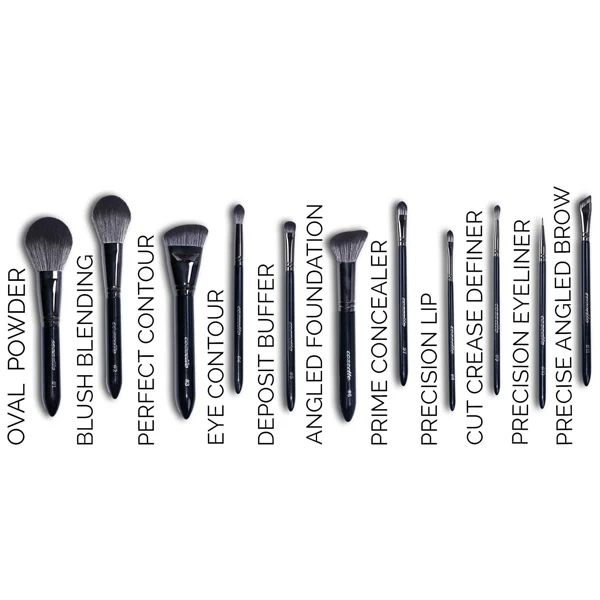 Infinite Black Makeup Brush Set (11pc) - Image 2