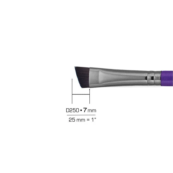 Series-D Brushes, D250 Perfect Angled Eyebrow Mini - Image 2