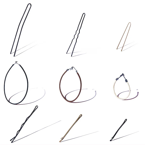Damian Monzillo Try Me Sample Pack Assorted Hair Pins, Grips and Bungees