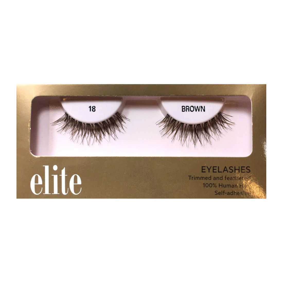 Elite Eye Lashes 18 Brown - Image 3