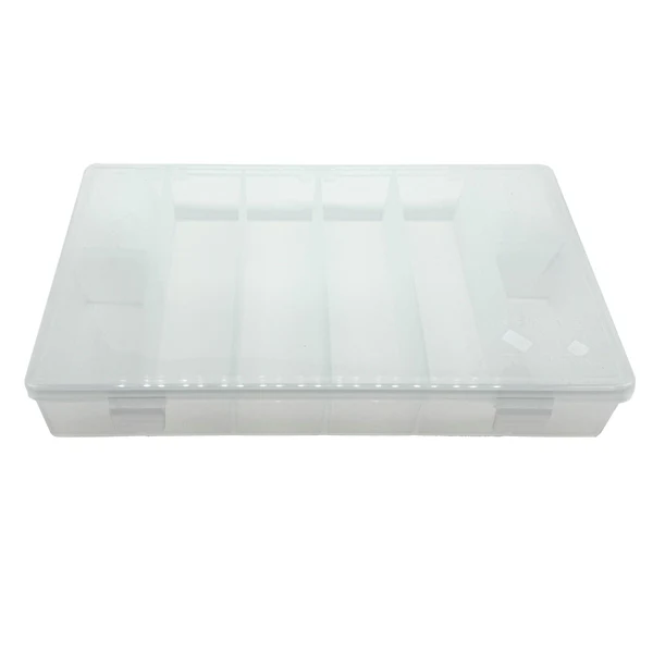 Empty Plastic Container with Adjustable Dividers - Image 3