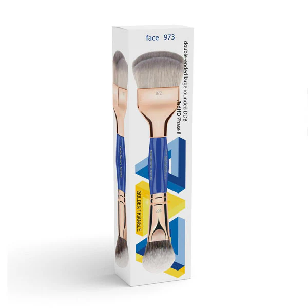 Golden Triangle 973 Double-Ended Large Rounded Double Dome Blender Brush - Image 9