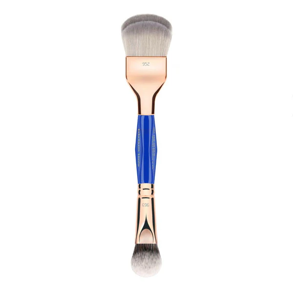 Golden Triangle 961 Double-Ended Small Rounded Double Dome Blender Brush
