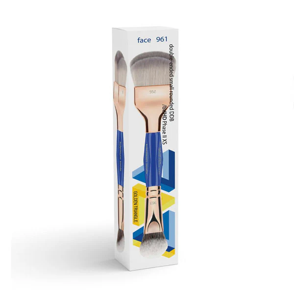 Golden Triangle 961 Double-Ended Small Rounded Double Dome Blender Brush - Image 10