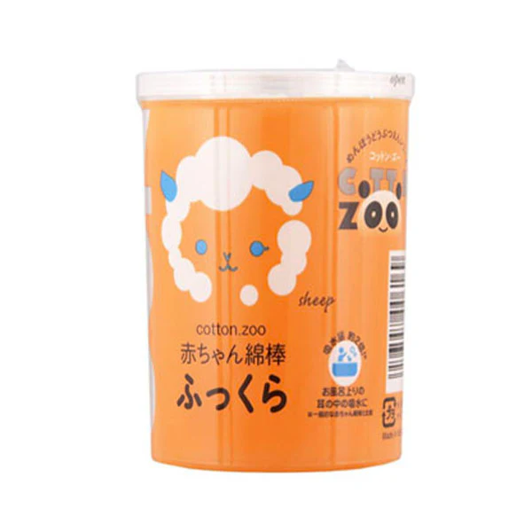 Cotton Zoo, Orange Sheep - Bubble Swabs, 120 ct