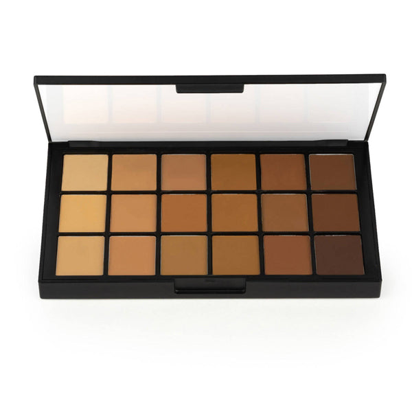 Matte HD Foundation Palette, Olive-Brown HDFP-14