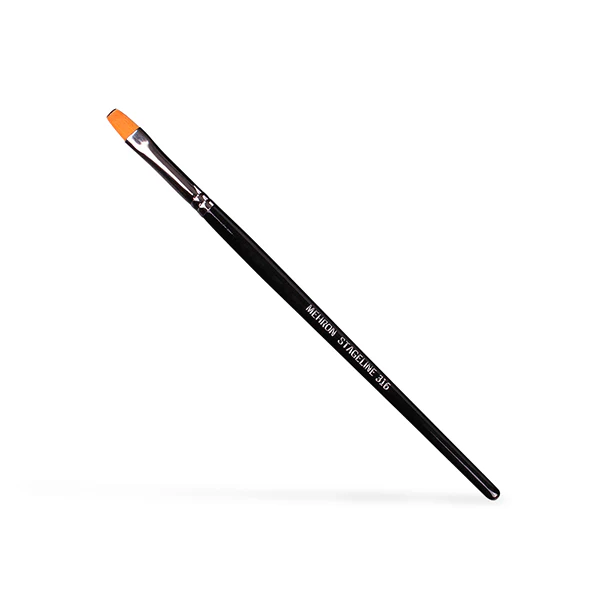 Stageline Brush 1/4'' Flat End 316