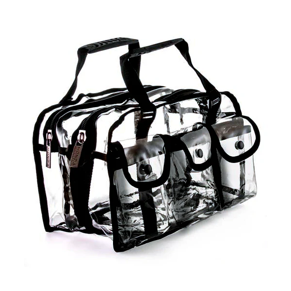 MST 250 – Clear Double Zip Set Bag - Image 3