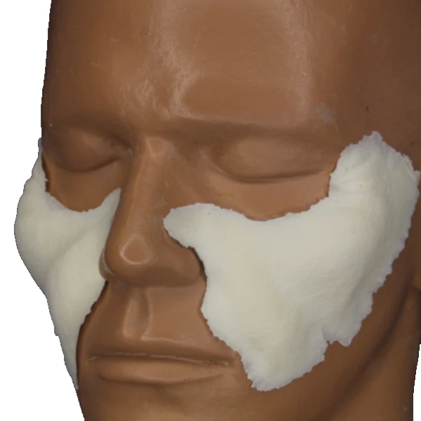 Foam Latex Prosthetic Character Cheeks #1