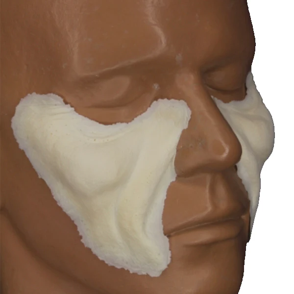 Foam Latex Prosthetic Character Cheeks #2