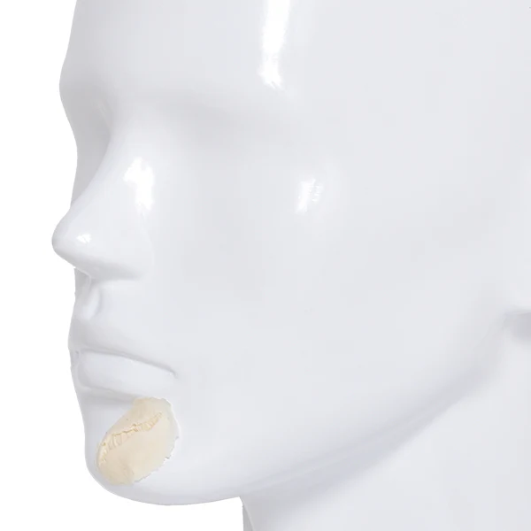 Foam Latex Prosthetic Split/cut Chin - Image 3