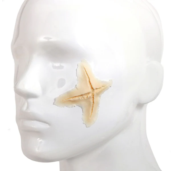 Foam Latex Prosthetic X Cut