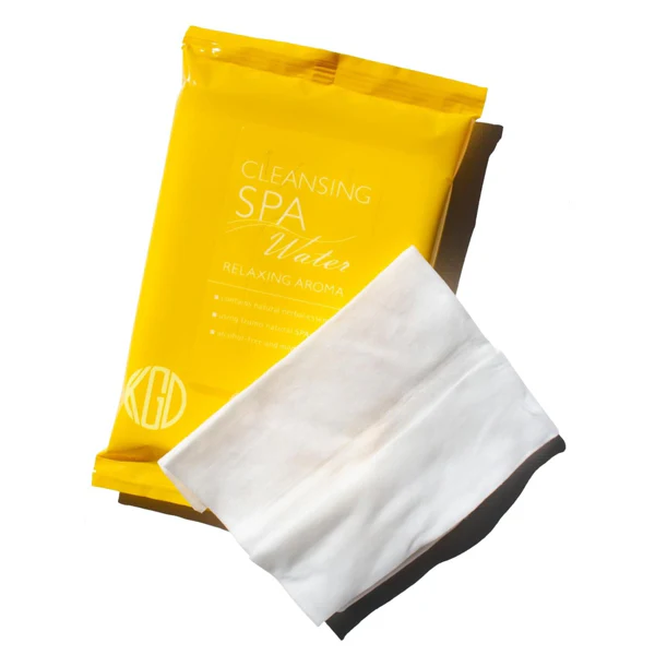 Spa Cleansing Water Cloths - Refresh (Yellow) - Image 3