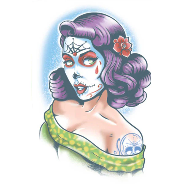 Temporary Tattoo Transfers, Day of the Dead - Image 4