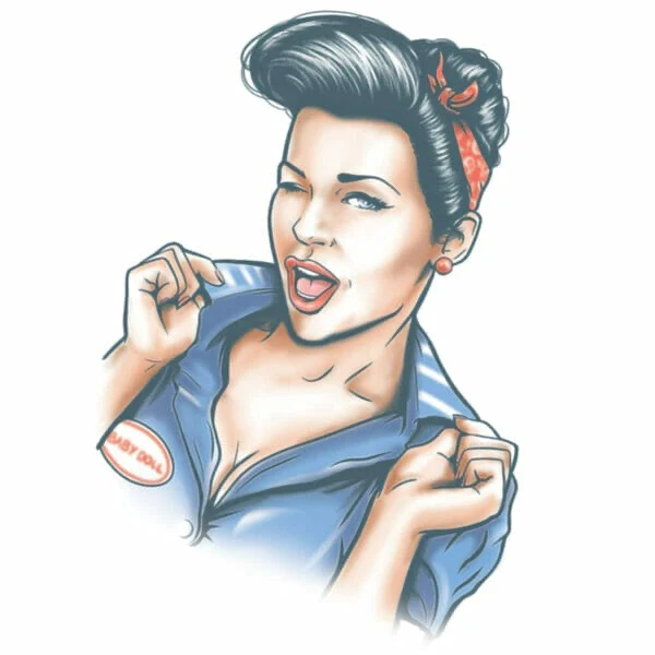 Temporary Tattoo Transfers, Pinup Girl - Image 14
