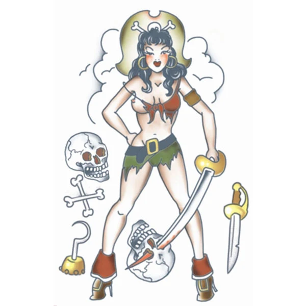 Temporary Tattoo Transfers, Pinup Girl - Image 20