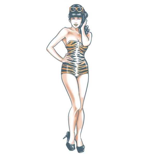 Temporary Tattoo Transfers, Pinup Girl - Image 23
