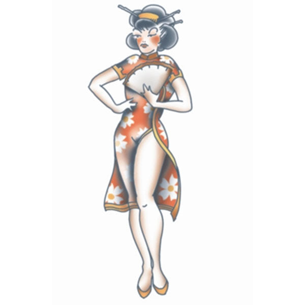 Temporary Tattoo Transfers, Pinup Girl - Image 24