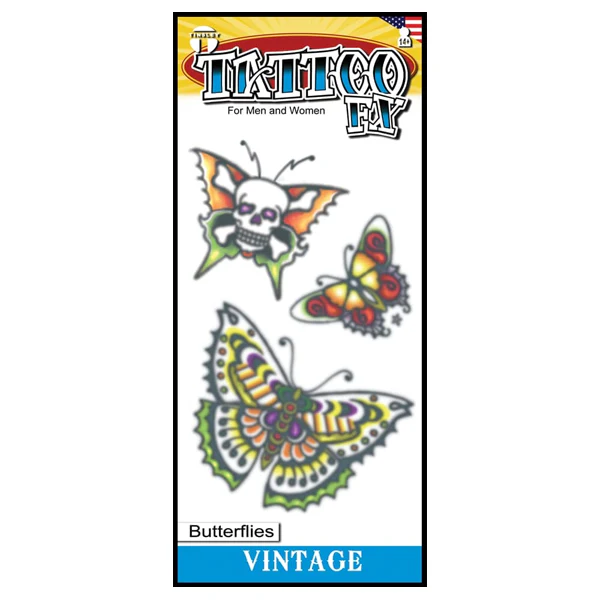 Temporary Tattoo Transfers, Vintage