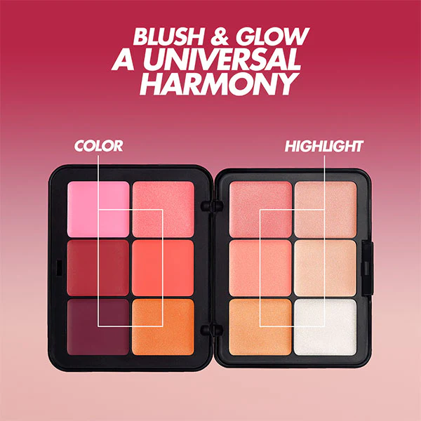 HD Skin Blush & Glow Palette - Image 3